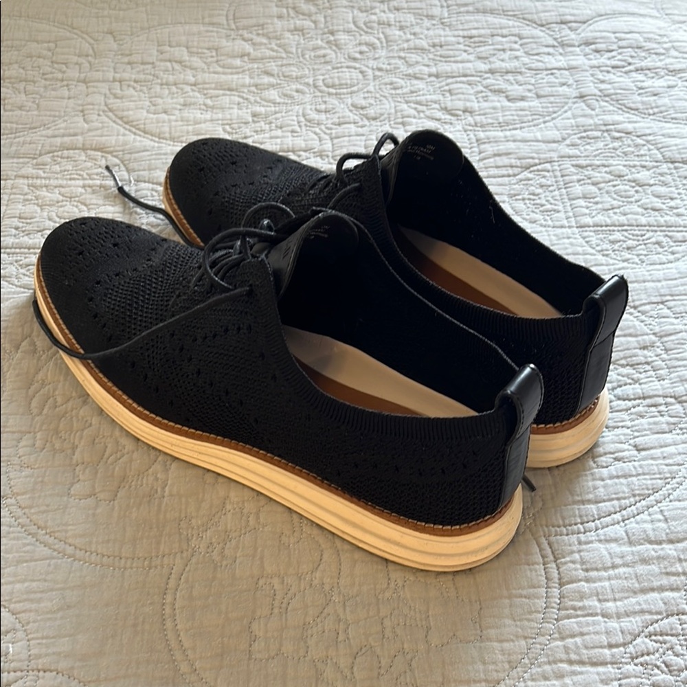 Cole Haan Men's ØriginalGrand Black Oxford Shoes, Size 10 - Picture 3 of 9